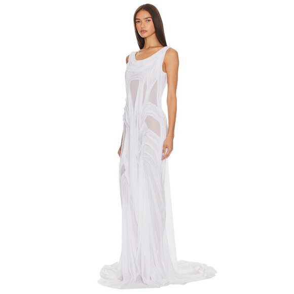 Di Petsa White Water Gown - Picture 4 of 16